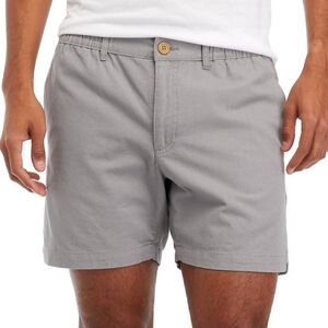 Southern Proper Gray Flat Front PC Shorts with Elastic Waist size Large